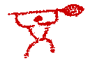 Canoe Paddler Petroglyph (565 bytes)